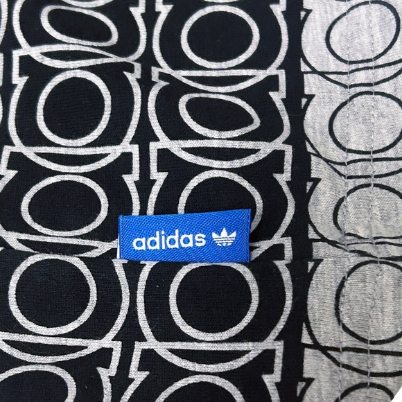 Adidas D Mono Tee All Over Logo print Shirt Tank t-Shirt Celebrate Originality - Picture 8 of 12